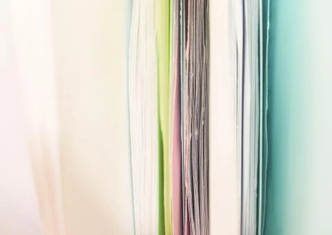 Lined concept,Paper document and Colour paper,design for advertising. Stock Photos