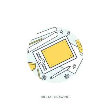 Lined, outline vector illustration. Engineering and architecture. Notebook Stock Illustration