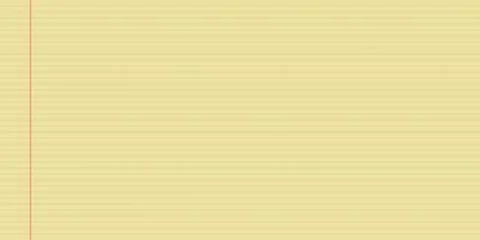 Lined page notepad with retro sheet for writing and yellow legal paper. Perfect Stock Illustration