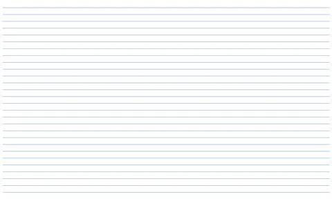 Lined Paper Background with Thin Blue Horizontal Rules Stock Illustration
