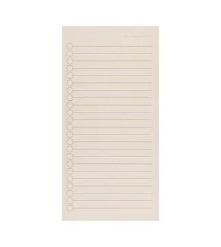 Lined Paper Sheet with Checkmark Circles on Textured Background for Study Lis Stock Photos
