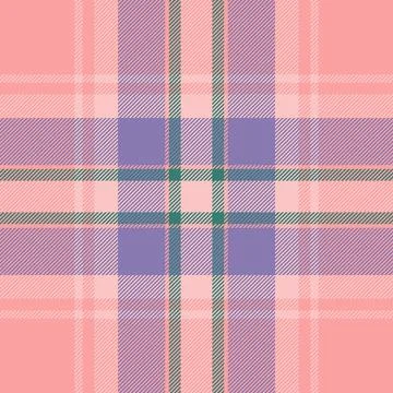 Lined plaid texture tartan, 20s background vector textile. Velvet pattern s.. Stock Illustration