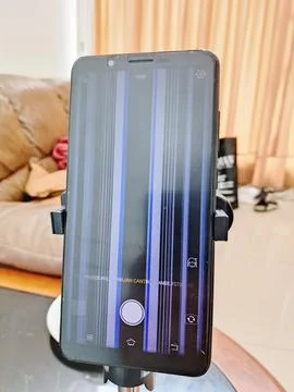 Lined screen Stock Photos