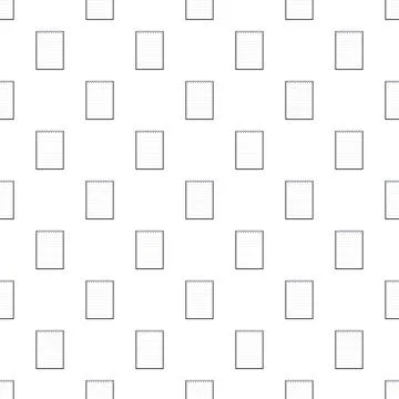 Lined spiral notepad pattern creating seamless background イラスト素材