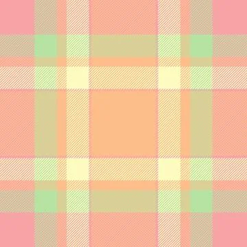 Lined tartan check pattern, surface plaid vector texture. Soft textile back.. Illustrazione stock