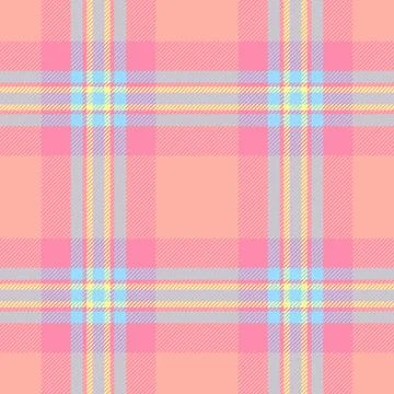 Lined tartan pattern texture, folk textile background seamless. Postcard ch.. Stock Illustration