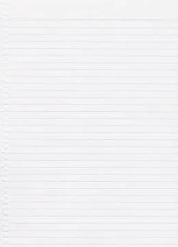 Lined white paper Stock Photos