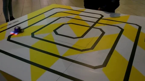 Linefollower robot, car Stock Footage 69243967