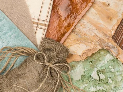 Linen bag Stock Photos