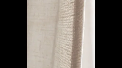 Linen Curtain Movement Stock Footage 301753147