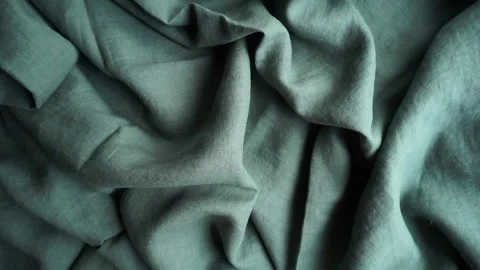 Linen fabric background. Linen textile cloth with fabric texture and pattern. Stock Footage 137783762