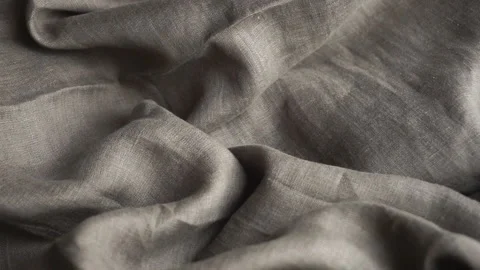 Linen fabric background. Linen textile cloth with fabric texture and pattern. Stock Footage 137783953