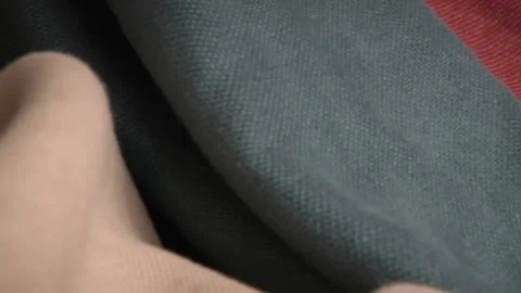 Linen At The Market Stock Footage 135853970