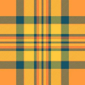 Linen plaid textile pattern, part check tartan fabric. Fuzzy background tex.. Stock Illustration