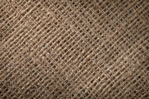 Linen sack background Stock Photos