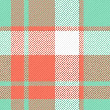 Linen textile check pattern, idea vector background texture. Purity fabric .. Stock Illustration
