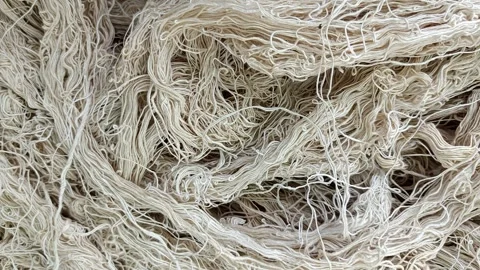 Linen Texture Background Abstract thread on a Linen Fabric Stock Footage 245909988