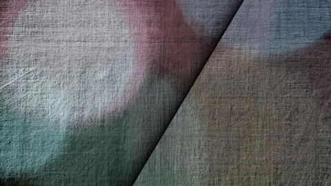 Linen Texture Background Pastel Circles Stock Illustration