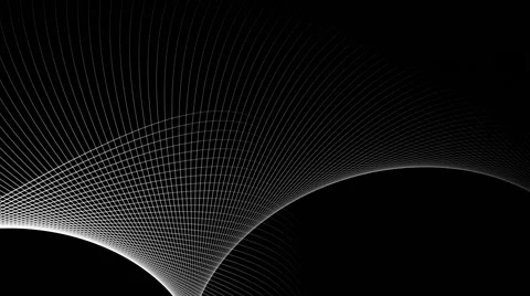 Lines abstract background dark, loop Stock Footage 64129370