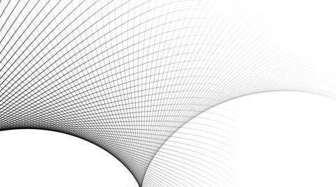 Lines abstract background white, loop Stock Footage 64129244