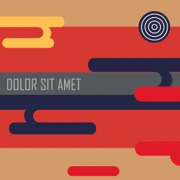 Lines abstract concept background Stock Illustration