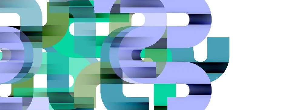 Lines, abstract letter style design background. Geometric vector Illustration イラスト素材