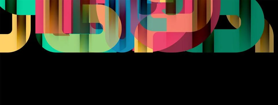 Lines, abstract letter style design background. Geometric vector Illustration イラスト素材