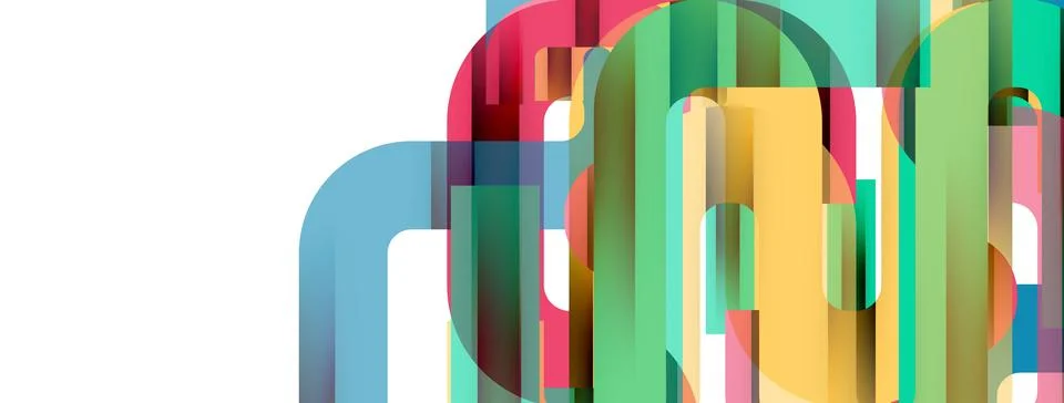 Lines, abstract letter style design background. Geometric vector Illustration Stockillustratie