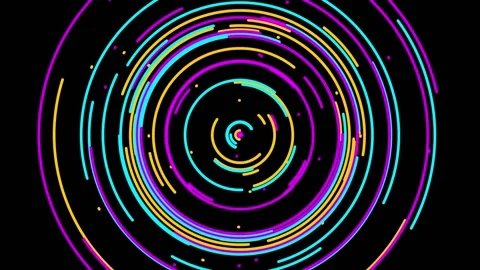 Lines abstract tech futuristic motion background Stock Footage 157275679