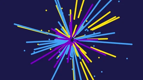 Lines abstract tech futuristic motion background Stock Footage 157275680