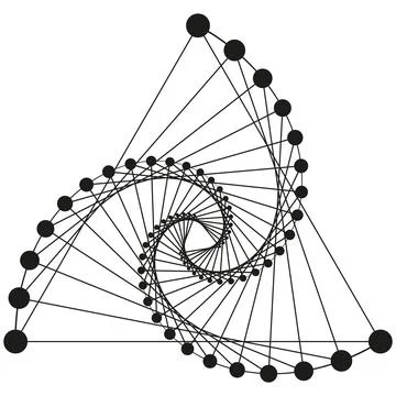 Lines abstraction Stock Illustration