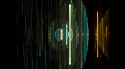 Lines and circle animation Stock Footage 50541833