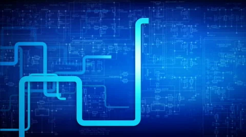 LINES AND CIRCUIT Stock Footage 827577