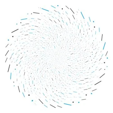 Lines And Dots Cycle Stream Ilustración de archivo