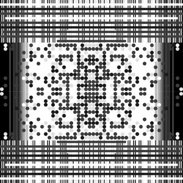 Lines and dots Stock Illustration