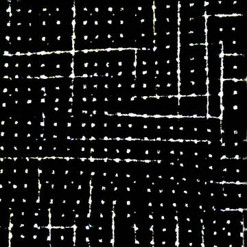  Lines and Dots Pattern Black and white lines and dots motif pattern desig... Stock Photos