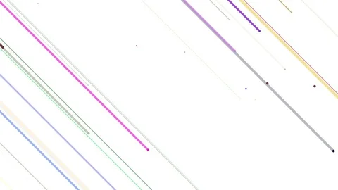 Lines and dots on white background Stock Footage 72565000