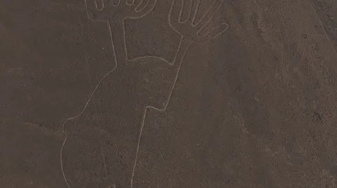 Lines and Geoglyphs of Nazca, Peru Stock Footage
