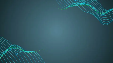 Lines and points move in different parts of the screen. Blue background. Place Stock Footage 89931563