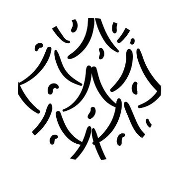 Lines and points organic pattern line style Illustrazione stock
