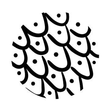 Lines and points organic pattern line style Illustrazione stock