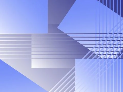 Lines and Rectangles Stock Illustration