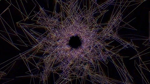 Lines and shapes form a complex pattern that leads to a Stock Footage 340026231