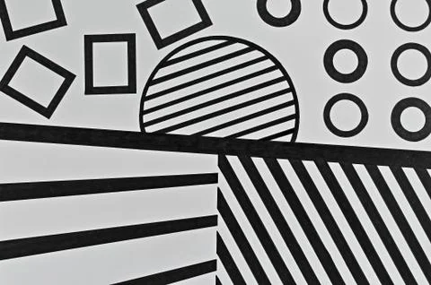 Lines and Shapes Stock Illustration