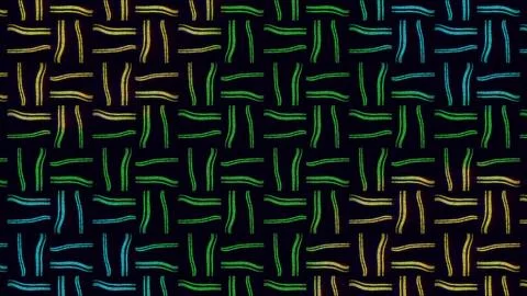 Lines and squares. Psychedelic hypnotic colorful graphics. Illustrazione stock