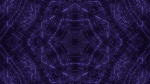 Lines and squares. Rhythmic movement. Psychedelic hypnotic transformation. Stock Illustration