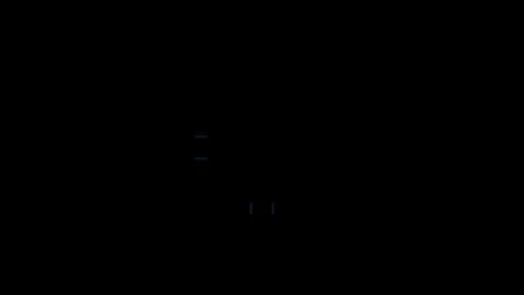Lines animate symbols in composition and explosion, Shape and icon animation Stock Footage 296408576