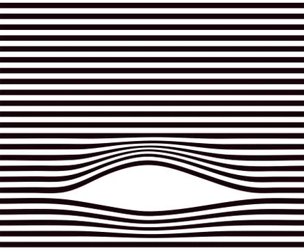 Lines background. Black and white minimal geometric striped pattern Stock Illustration