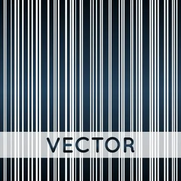 Lines background, black blue and white gradient stripes vector wallpaper Stock Illustration