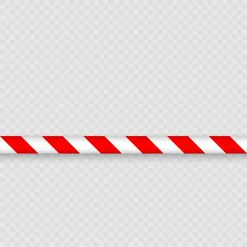 Lines of barrier tape Illustrazione stock